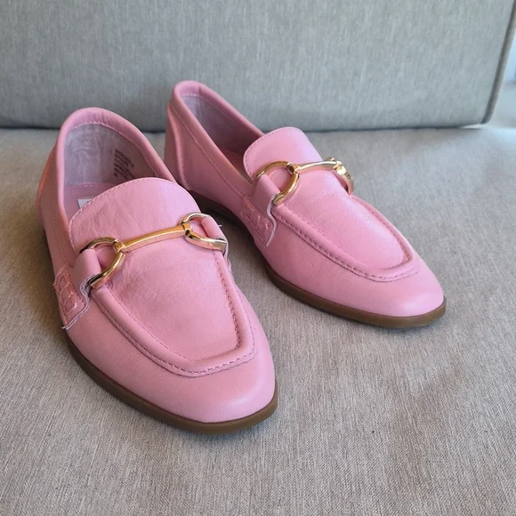 Steve Madden Pink Carrine Loafers - Picture 4 of 6